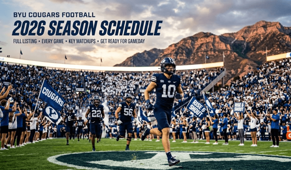 BYU Cougars Football Schedule 2026: Printable PDF