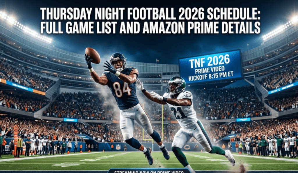 Thursday Night Football 2026 Schedule: Full Game List and Amazon Prime Details