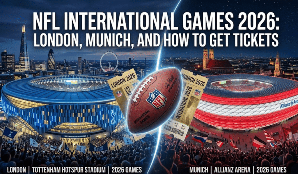 NFL International Games 2026: London, Munich, and How to Get Tickets
