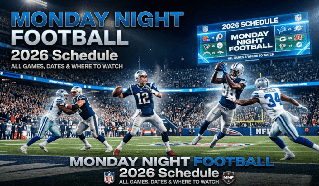 Monday Night Football 2026 Schedule: All Games, Dates, and Where to Watch