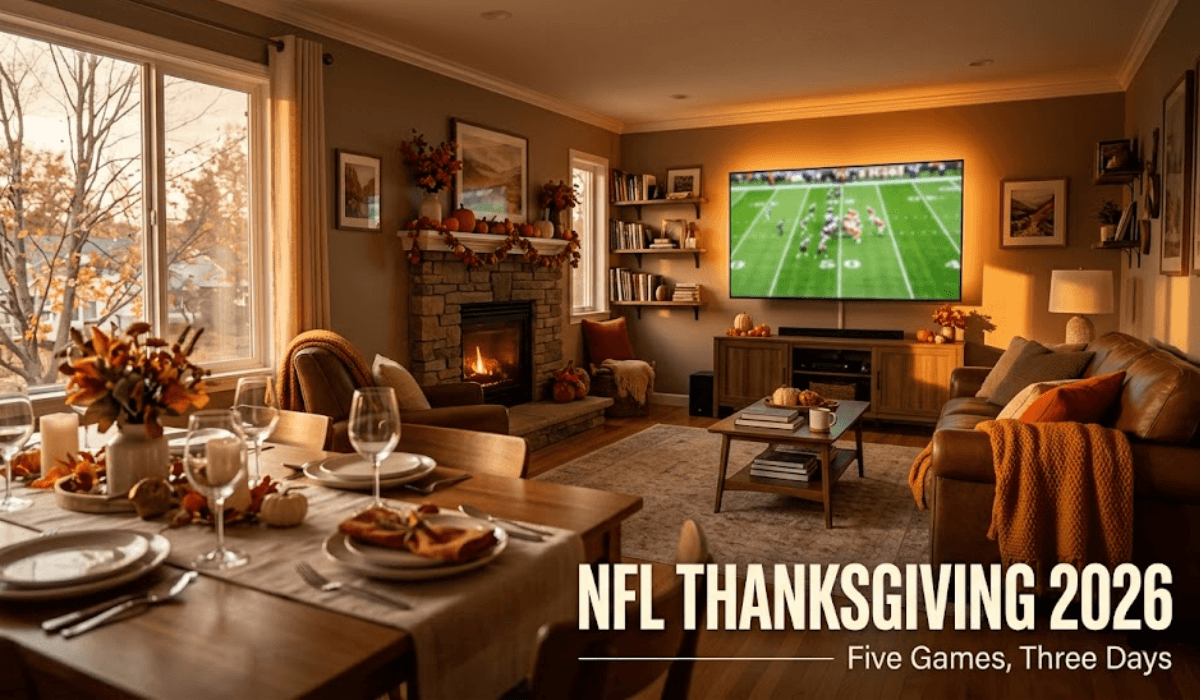 NFL Thanksgiving 2026: Five Games, Three Days, and a Wednesday Kickoff